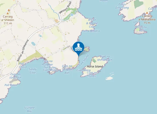 Map of Trá na Marbh