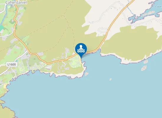 Map of Trá an Ghleanna Bhig / Glanbeg Beach