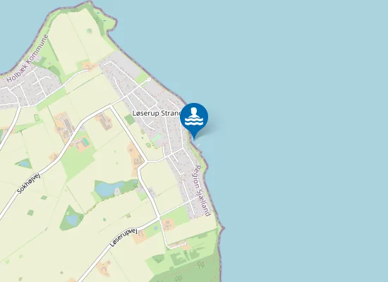 Map of LØSERUP STRAND,NORD