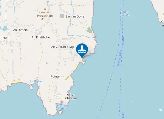 Map of Trá an Chaoráin Bhig