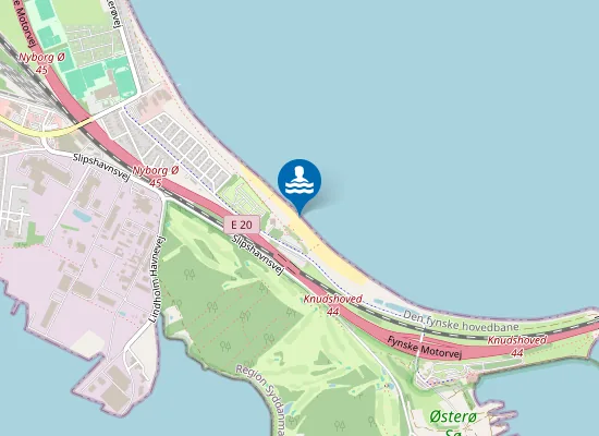 Map of FYNS BADESTRAND