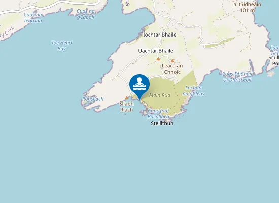 Map of Trá Leathann Middle