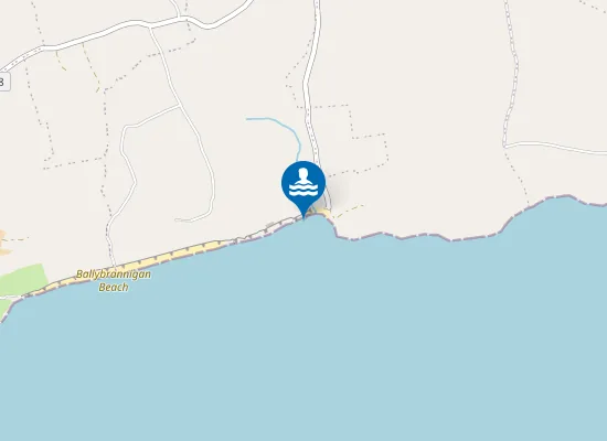 Map of Ballycroneen Beach