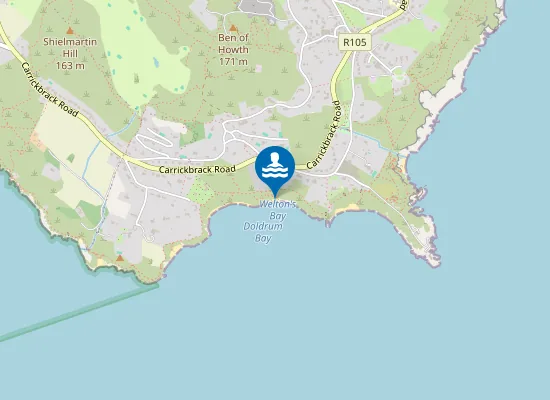 Map of Hidden Beach