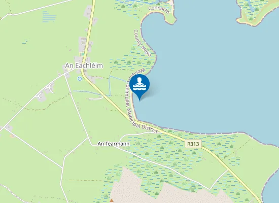 Map of Termon Beach