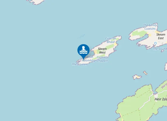 Map of An Tráighín Álainn
