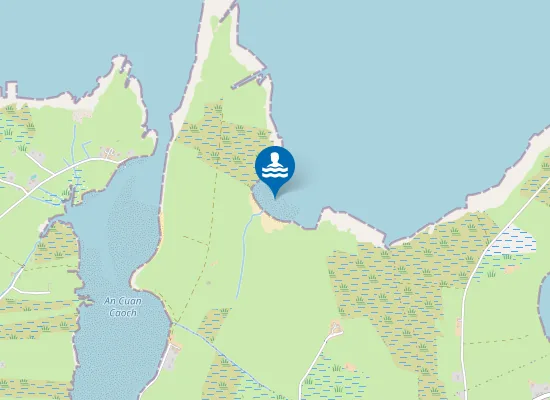 Map of Portnacully Beach