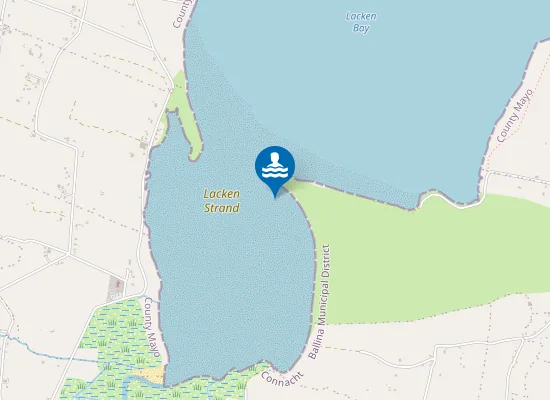 Map of Lacken Strand