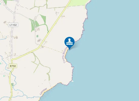 Map of Maghermore Beach