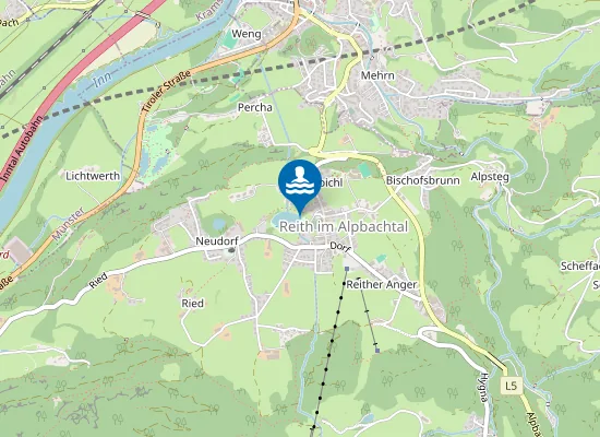 Map of REITHER SEE, BADEANSTALT