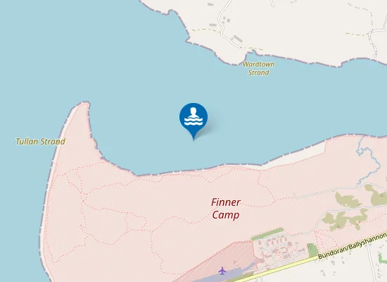 Map of Tullan Strand