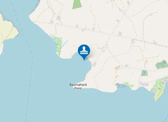 Map of Brew's Bridge Beach