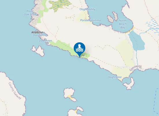 Map of Tra Gheall Beach