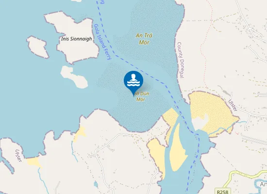 Map of Trá Dún Mór