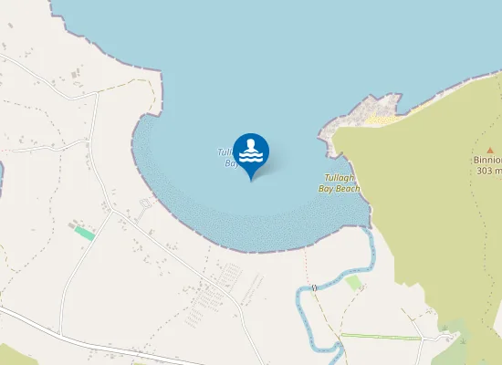 Map of Tullagh Bay Beach
