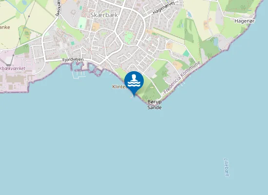 Map of SKÆRBÆK STRANDPARK