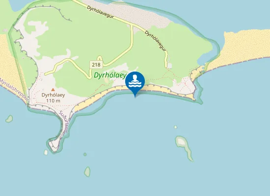 Map of Kirkjufjara