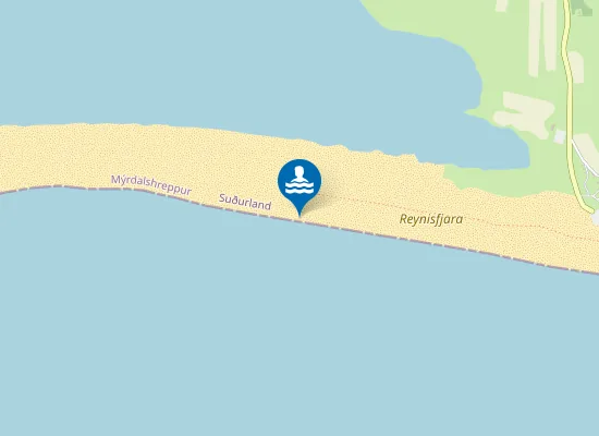 Map of Reynisfjara