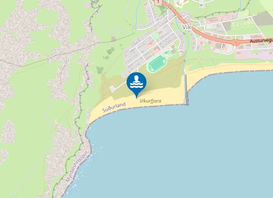 Map of Víkurfjara