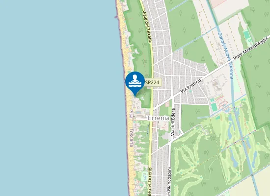 Map of Bagno Tirrenia