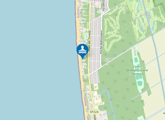 Map of Bagno Luana