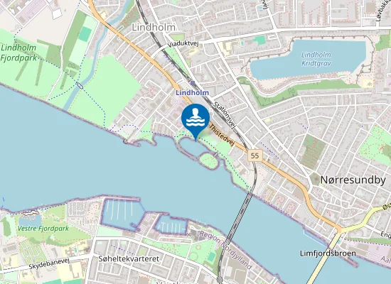 Map of LINDHOLM STRANDPARK