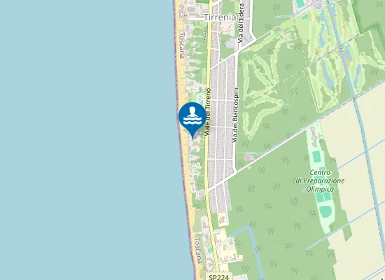 Map of Bagno Rosa