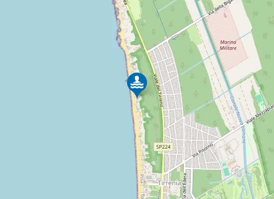 Map of Bagno dell'aeronautica