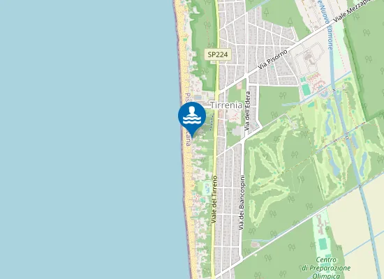 Map of Bagno Siria