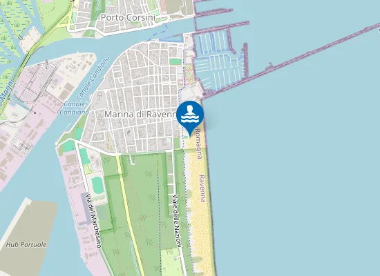 Map of Bagno Marina Bay