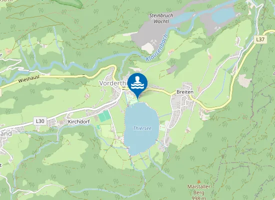 Map of THIERSEE, BADEANSTALT