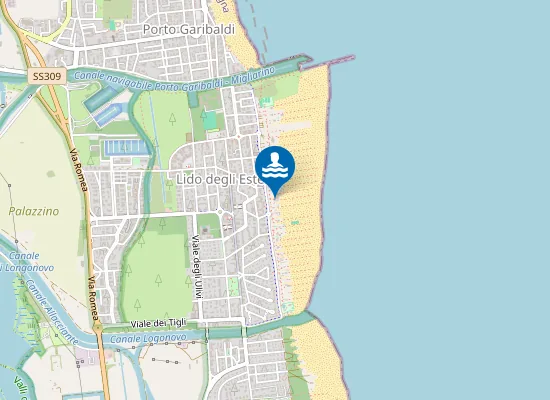 Map of Bagno Astra