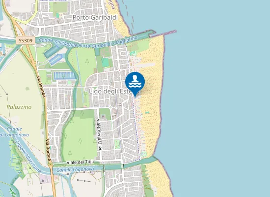 Map of Bagno Vela