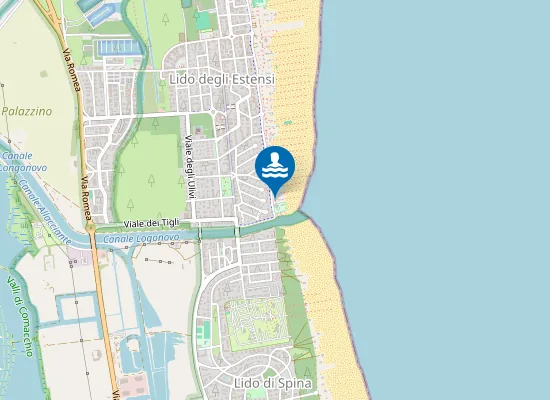 Map of Vascello Beach