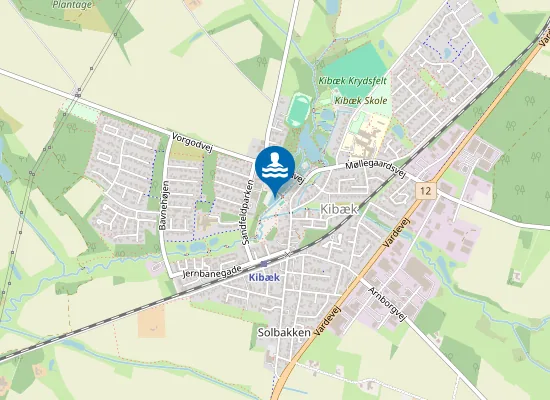 Map of BØRNEBADESØEN