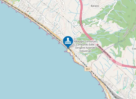 Map of Bagni Cigno