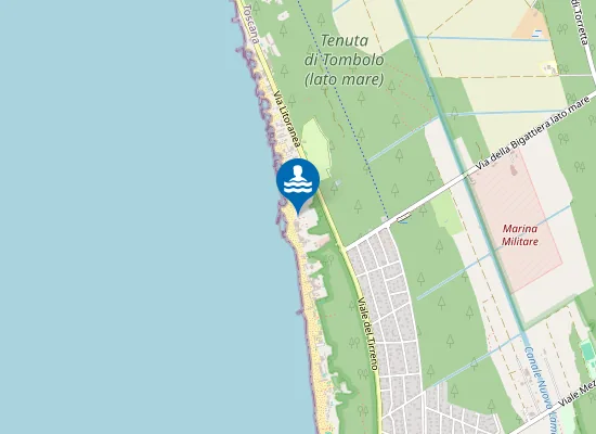 Map of Bagno Marta