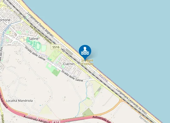 Map of Stella Marina Bagni 107