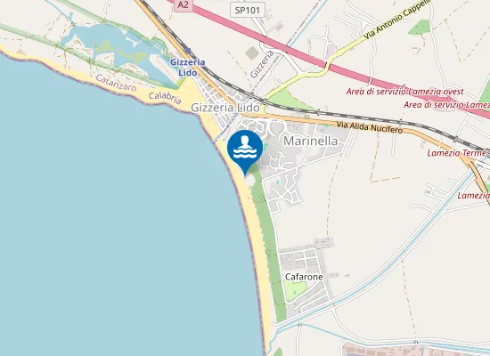 Map of Lido del Finanziere