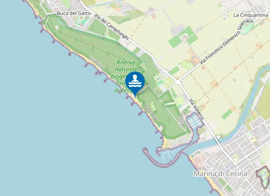 Map of Bagno Ippocampo