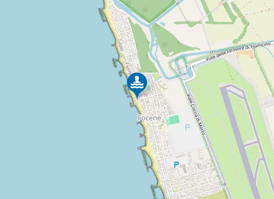 Map of Il Lido di Focene