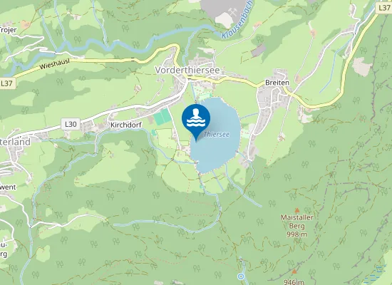 Map of THIERSEE, CAMPINGPLATZ