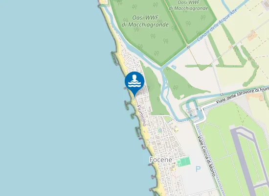 Map of Lido del Carabiniere