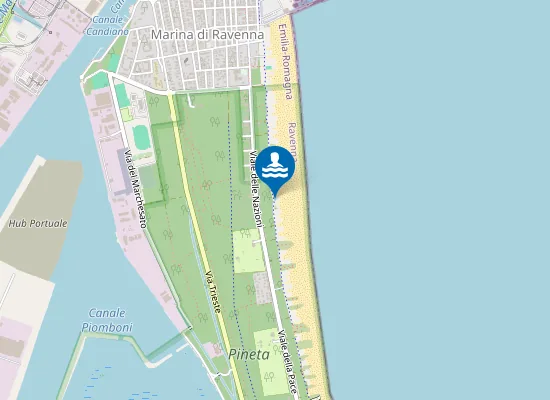 Map of Bagno Paradiso