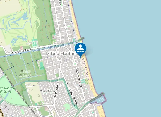 Map of Bagno Adriatico