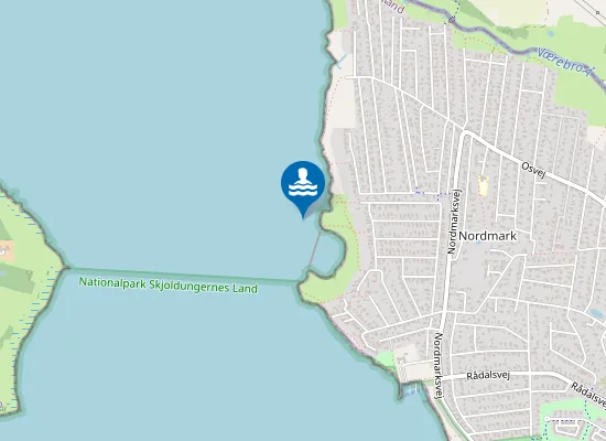 Map of NORDMARKEN, JYLLINGE STRANDBY