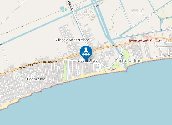 Map of Lido di Ulisse Al Campanile
