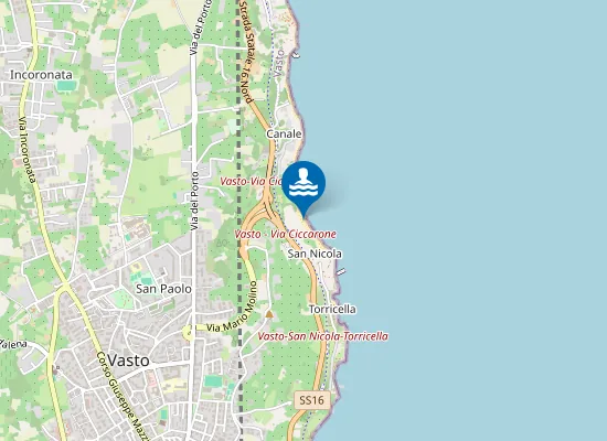 Map of Spiaggia di San Nicola