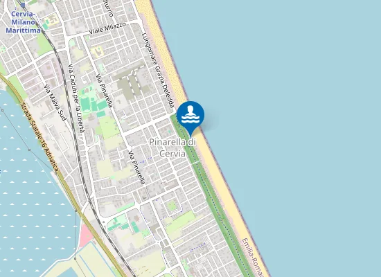 Map of Bagno Delfino 130