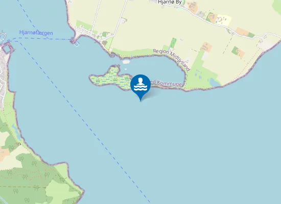 Map of HJARNØ ODDE